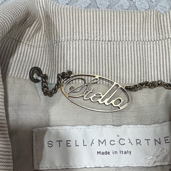 Stella McCartney Beige Cropped Blazer - Picture 2 of 6
